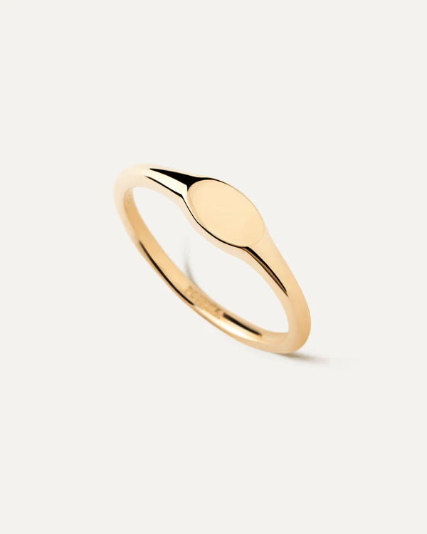 PD Paola - Anello "Oval Mini stamp Ring"