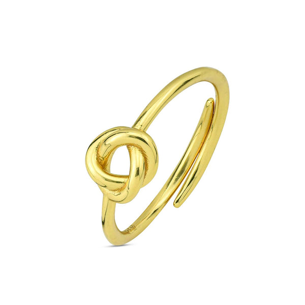 Boccadamo - Anello placcato oro giallo con nodo centrale
ID: BAN066D