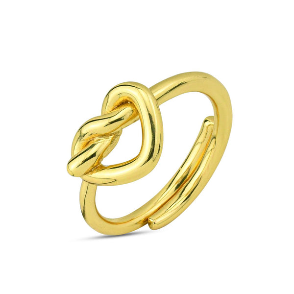 Boccadamo - Anello placcato oro giallo con cuore traforato centrale
ID: BAN067D