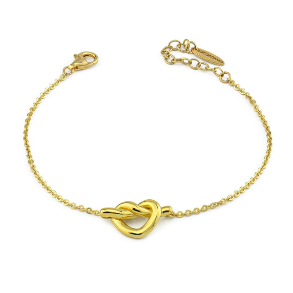 Boccadamo - Bracciale placcato oro giallo con cuore traforato centrale ID: BBR102D