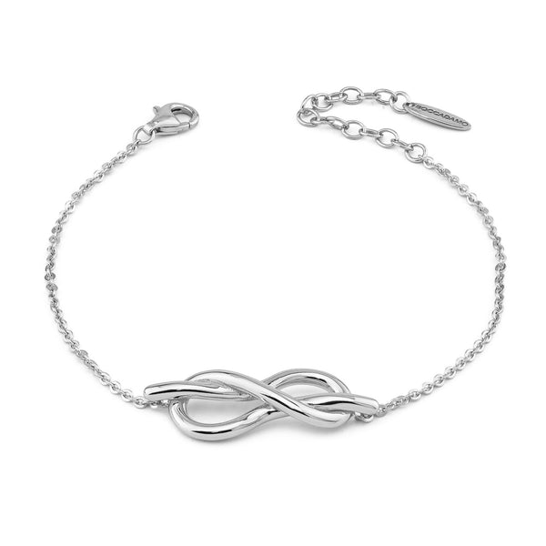 Boccadamo - Bracciale in argento rodiato con simbolo dell'infinito  ID: BBR103