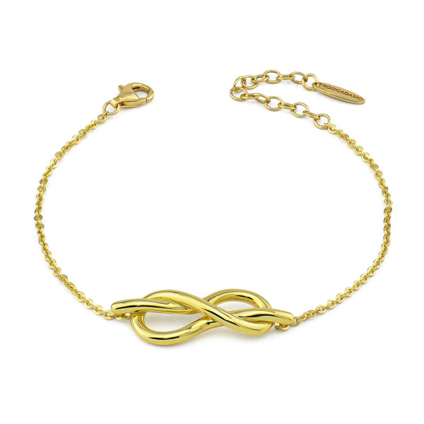 Boccadamo - Bracciale placcato oro giallo con simbolo dell'infinito ID: BBR103D
