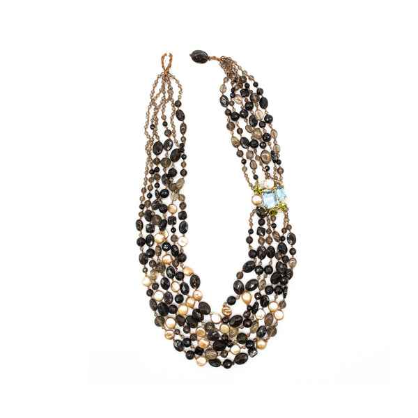 Confuorto - Collana con quarzo fumé