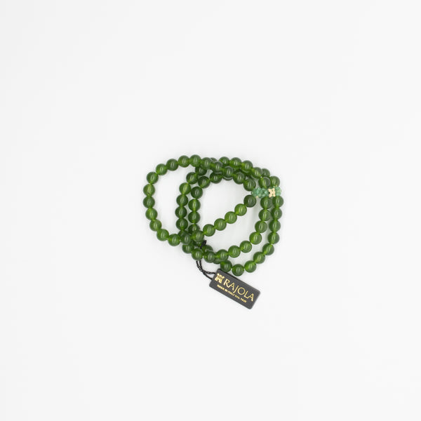 Rajola - Bracciale collezione CHARLOTTE con giada verde