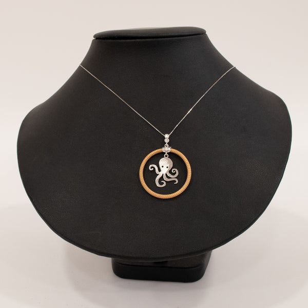Gianni Carità (FOGI) - Collana con ciondolo con polipetto in oro bianco