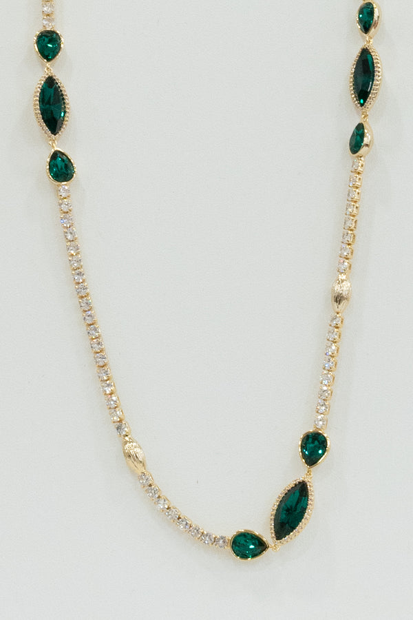 Barbieri - Collana lunga in metallo placcata oro