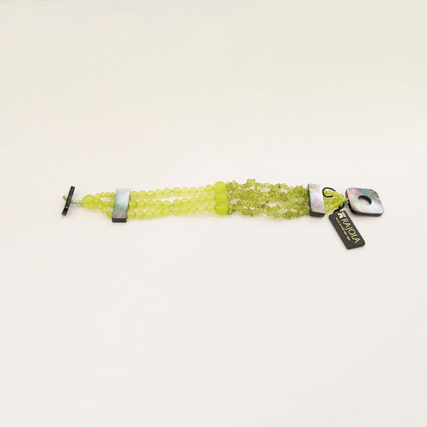 Rajola - Bracciale Collezione Mambo in giada verde