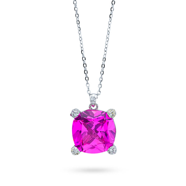 Boccadamo - Collana con pendente di zircone rubino e zirconi
ID: GR869R