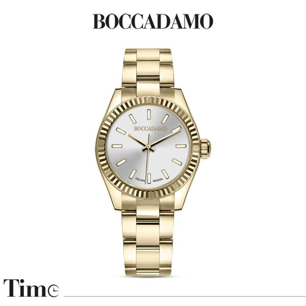 Boccadamo - Orologio color oro con quadrante silver ID: SW003