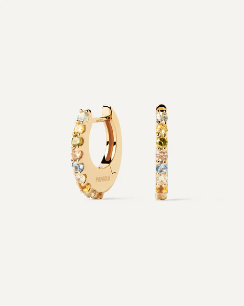 PD Paola - Orecchini "Color Vivi Hoops"