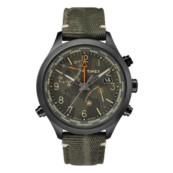 TIMEX - orologio multifunzione uomo Timex Iq World Time ID: TW2R43200